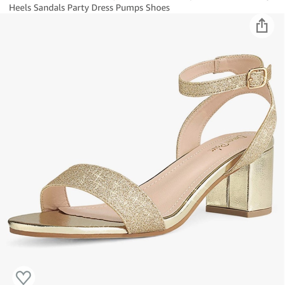Gold Heels -NWOT